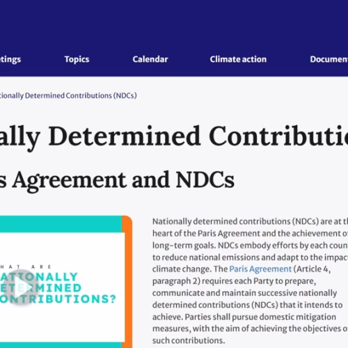 Nationally Determined Contributions (NDCs)
