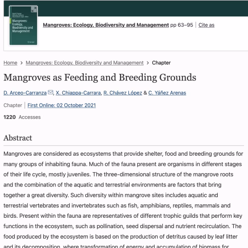 Mangroves as Feeding and Breeding Grounds